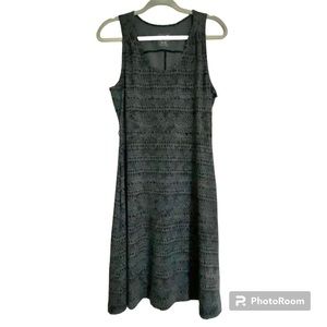 NWT Mountain Hardwear Dress Pattern A-Line, Gray/Black